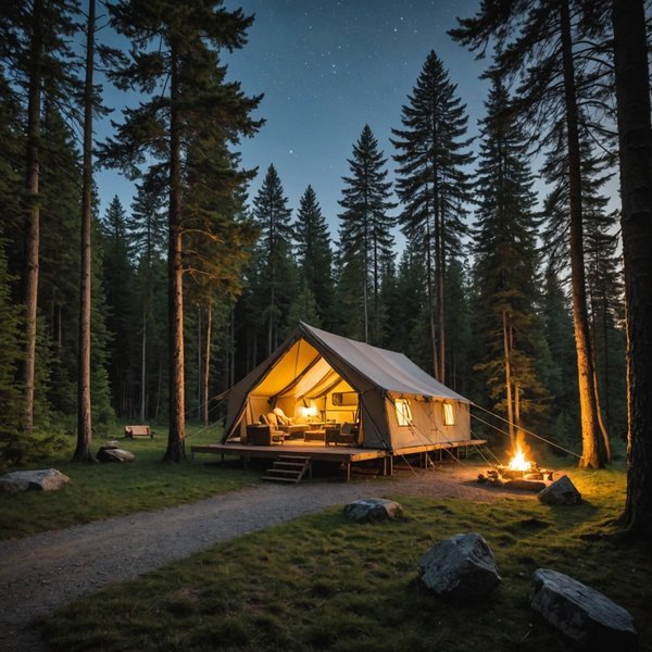 Découvrez le Luxe en Pleine Nature: Les Hébergements Cinq Étoiles des Campings Haut de Gamme